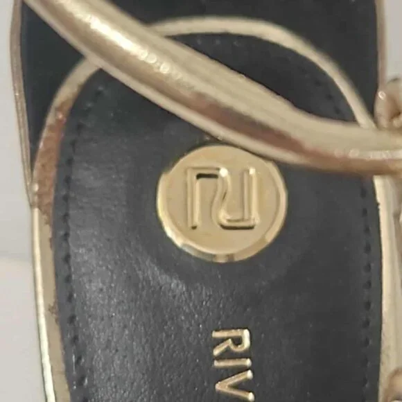 River Island White Crystal Barely there Embellished Heel Sandal - Picture 3 of 8